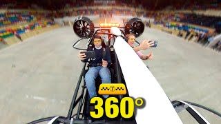 Российское воздушное такси. Первые в мире кадры полёта в формате 360