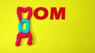 Rainbow Loom Mothers Day Mom Charm