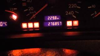 Mercedes w210 Сброс индикаторов сервисного интервала (Resetting indicator)