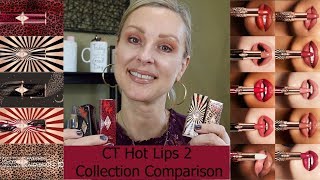 NEW Charlotte Tilbury HOT LIPS2 Collection | What's Similar What's Different