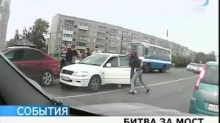 Дорожные войны: пробка с дракой и стрельбой