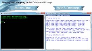Sharing and Mapping in the Command Prompt