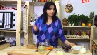 Телеканал TVRUS Кулинарная передача "На мой вкус". Имбирный кекс и курица в вине.