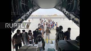 Afghanistan: First Spanish military plane takes off from Kabul airport with evacuees *STILL*