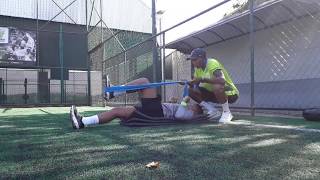 Recuperação e fortalecimento de ligamento no treinamento de goleiro .