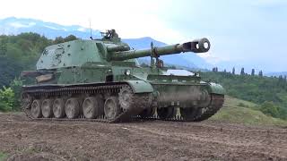 Учение артиллеристов ЮВО в горах Абхазии