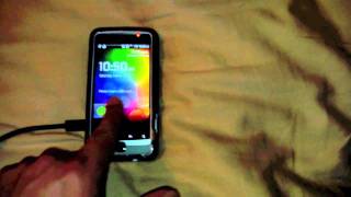 T-Mobile G2 aka HTC G2 Desire Showing off The Senseless Custom Rom