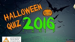 Halloween Quiz 2016