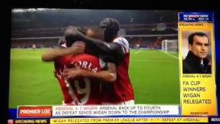 Arsenal vs Wigan 4-1 Highlights 14/5/13