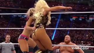 Alexa Bliss gives Mandy Rose a wedgie (Royal Rumble 2020)