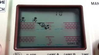 Manhole Gameplay - Nintendo Game & Watch