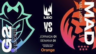 G2 ESPORTS VS MAD LIONS - LEC - SPRING SPLIT 2020 - #LECPRIMAVERA1
