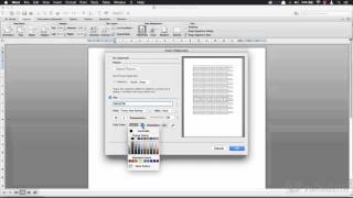 Mac OS - Word 2011 Başlangıç Rehberi - Word'de Filigran Ekleme