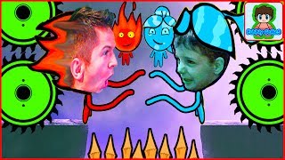 ПРИКЛЮЧЕНИЯ ОГОНЬ и ВОДА в Лесном храме fireboy and watergirl  1 От Фаника #1