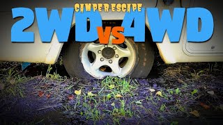 【キャンピングカーを買う前に！】2WDと4WDの差が圧倒的すぎた件！ぬかるみからの脱出で検証した