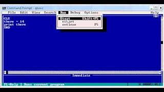 QBASIC 1 basic commands