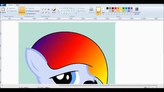 Секреты рисование пони в Paint