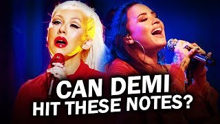 Demi Lovato Hitting Christina Aguilera's Most EPIC Notes Ever!