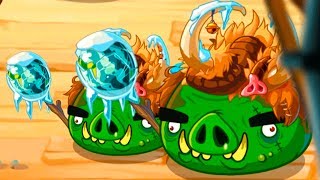 Птички Энгри Бердс #133 игра про мультфильм Angry Birds и Bad Piggies #КРУТИЛКИНЫ