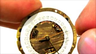 ETA 251.262 CHRONOGRAPH QUARTZ SWISS WATCH MOVEMENT WITH DATE BATTERY 394