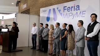 Mensaje de la alcaldesa durante la Feria de MIPyME