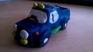слепить машину из пластилина. Обзор.