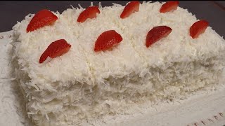 Белоснежный ТОРТ который не нуждается в Пропитке! Самый вкусный КРЕМ для Тортов