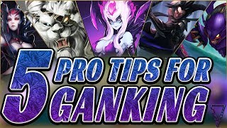 5 Pro Ganking Tips To Climb! (League of Legends Season 9)