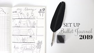 BULLET JOURNAL 2019 NEW SET-UP | BUJO January Plan With Me