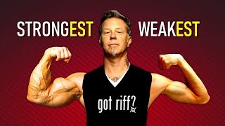Strongest & Weakest MAIN RIFFS of Metallica (+TABS)