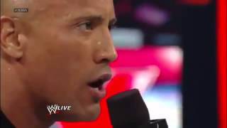 The Rock Starts CookiePuss Chants for CM Punk WWE Raw 1 7 13 Full Show