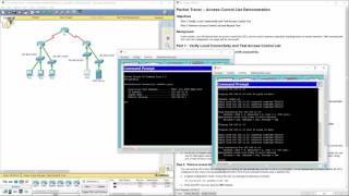 Cisco RnS - Lab 9.1.1.6 Packet Tracer - ACL Demonstration