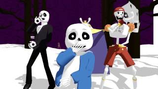 [MMD] Undertale Gangnam Style