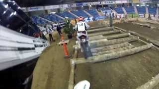 my first Endurocross - Denver 2013 - women's 5 minute practice session