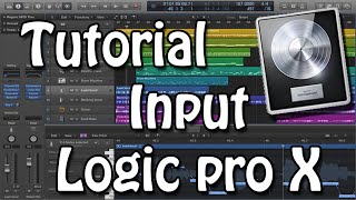 Tutorial Logic pro X Mic Input Interface usb ou Firewire