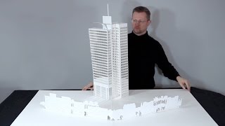Pop-Up Sculpture and Pop-Up Brochure for Real Estate “Rothschild 22”