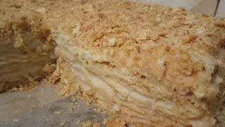 Торт "Наполеон" - классический рецепт приготовления вкусняшки