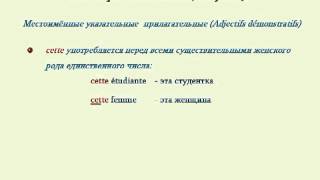 10  Местоимённые указательные прилагательные