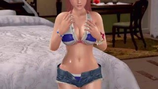 Dead or Alive Xtreme 3 Fortune - All Honoka's Sports Shop Swimsuits *PEEKING*