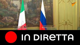 Conferenza stampa congiunta Di Maio-Lavrov