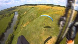 Turbulent parapentos