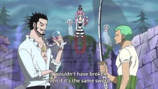 One Piece - Zoro Being Trained By Dracule Mihawk!! [Flashback]