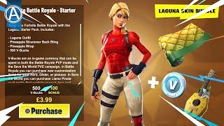 NEW "LAGUNA SKIN" STARTER PACK (Fortnite Battle Royale LIVE)