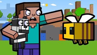 Bees & The Secret Ravine | Block Squad (Minecraft Animation)