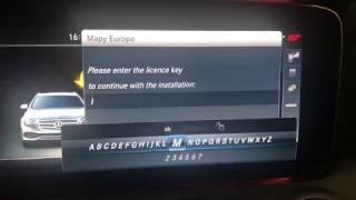 MERCEDES W213 E CLASS COMAND NTG55 MAP UPDATE CODE