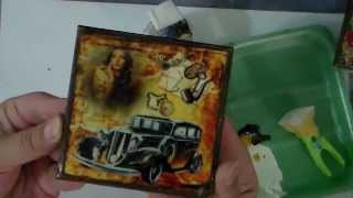 Мастер-класс по декупажу досочек-подстаканников