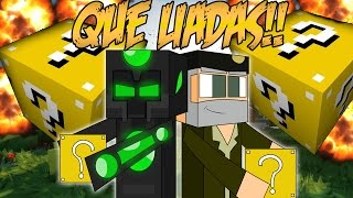 QUE LIADAS!! - Willyrex vs sTaXx - Carrera épica Lucky Blocks - MINECRAFT