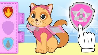 BABY PETS Kira se disfraza de Skye de Patrulla Canina