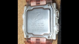 CASIO BABY G - Changing your watch battery
