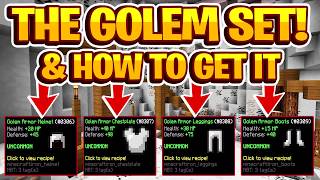 Hypixel Skyblock | How To Get Golem Armor